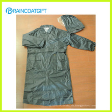 Rvc-169 100% Polyester PU Beschichtung Polizei Regenmantel